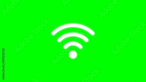 Signal Strength Animation Green Screen