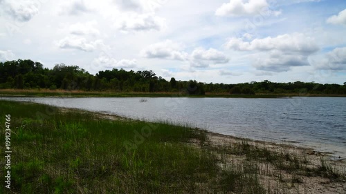 Landscape of Lake Rogers Park in Odessa, Florida, close to Tampa