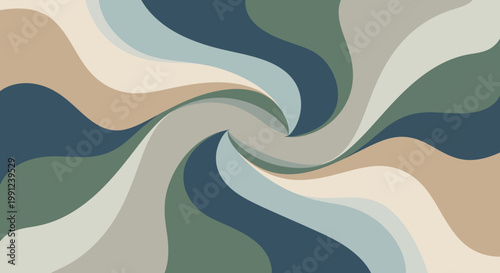 Abstract Swirl Pattern in Earth Tones A Hypnotic Blend of Organic Waves and Psychedelic Designs
