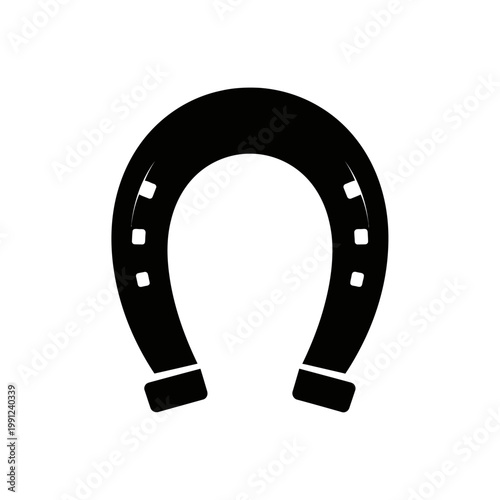 horseshoe isolated on white background