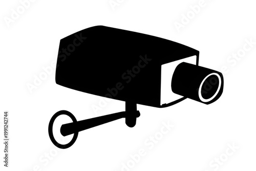 	監視カメラのアイコン・シルエットイラスト