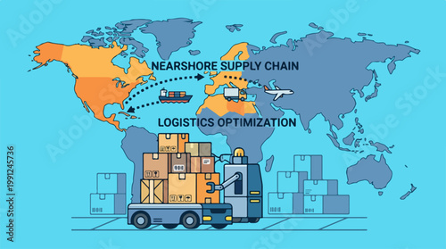 Truck loaded with shipping containers.