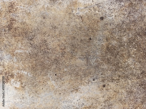 Antique brown grunge cement floor texture background