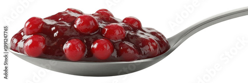 Red lingonberry png Sweet jam cutout Fresh cranberry png Tart sauce cutout Berry preserves png Gourmet topping cutout Organic compote png Fruity marmalade isolated transparent background image