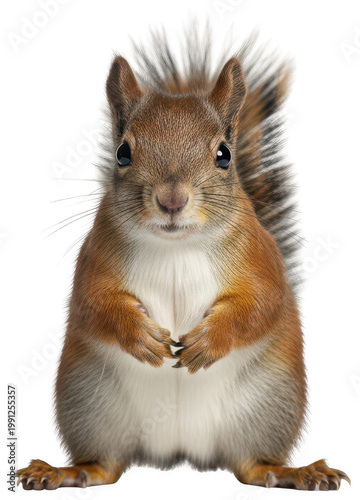 Red squirrel png Cute animal cutout Brown rodent png Furry creature cutout Small mammal png Adorable wildlife cutout Forest animal cutout European squirrel png isolated transparent background image