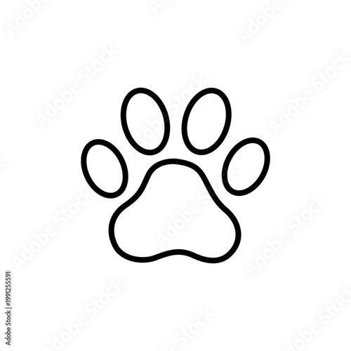 Animal Paw Print Icon