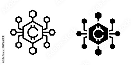 Digital money icon, element icon for design branding, print, and digital media