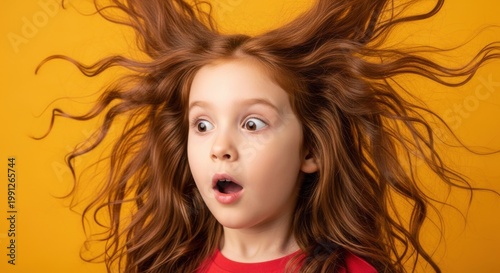 Shocked expression cutout Static hair png Surprised girl template Funny face illustration Red haired child theme Wide eyed design Astonished reaction template Dynamic Wallpaper Background image