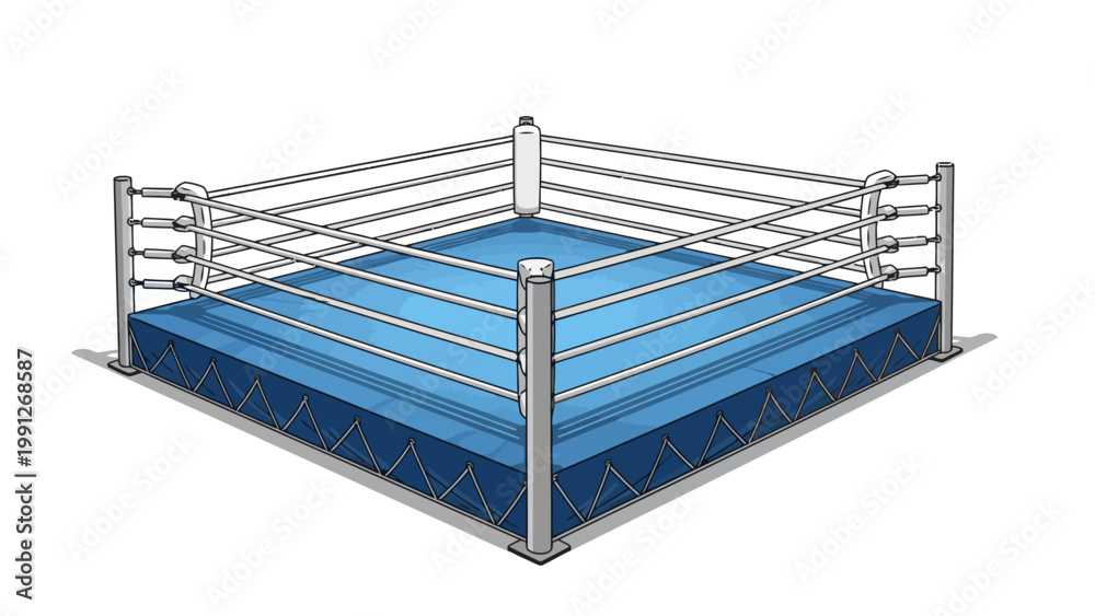 Fototapeta premium Boxing Ring Sports Arena.