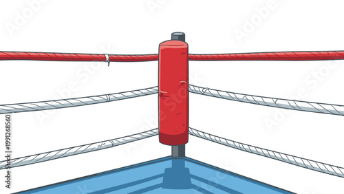 Boxing Ring Corner Post.