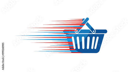 Fast Shopping Cart Icon.