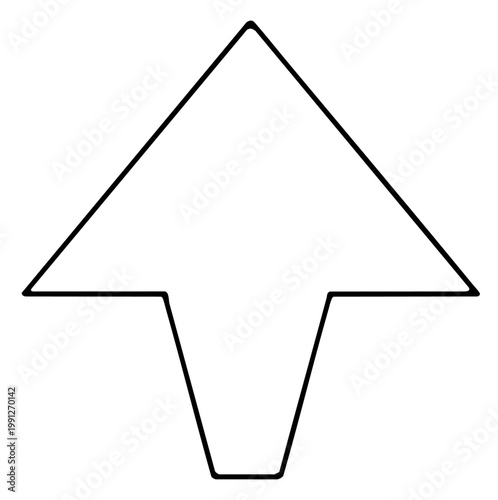 やじるし 角まる 白