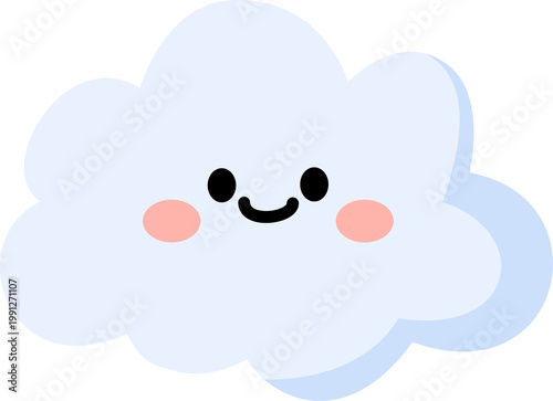Smiling Cloud Character