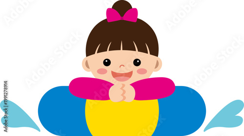 물놀이 하는 어린이