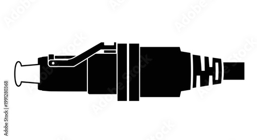 XLR audio cable connector closeup.