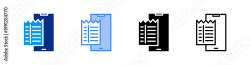 Online Payment Multiple Style Icon Set Vector 