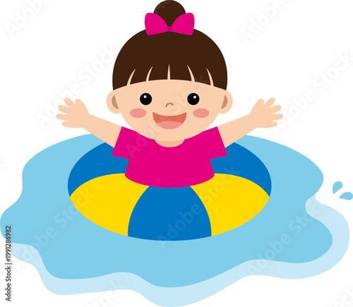 물놀이 하는 어린이