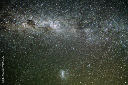 Принти на полотні A Bright Milky Way Stretching Across the Dark Country Sky