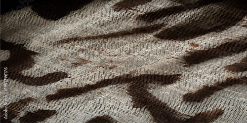 An abstract nature background featuring a close up of brown fur and carpet textures with a rough vintage grit resembling a textured stone surface