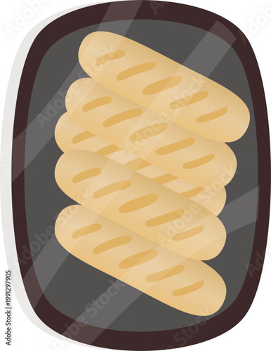 potato chips on a plate