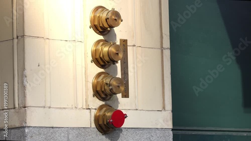 Fire Department Building Connections In Sunlight