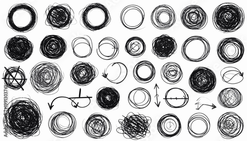 black and white icons