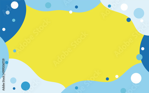 カラフルでポップな炭酸夏デザイン