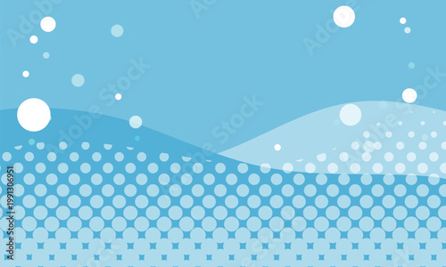 炭酸の泡が弾けるポップな背景素材