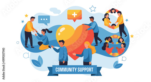 A vibrant rainbow flag background with the word "PRIDE" and the phrase "Love is Love" prominently displayed, surrounded by LGBTQ+ symbols and celebratory confetti.