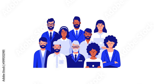 Diverse Group of Business People.