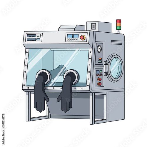 Glove Box Laboratory Equipment for Safe Handling of Hazardous Materials