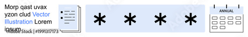 Data security, encryption, login authentication, privacy, password protection, and access control. A document, encrypted password and calendar symbol are . Data security and encryption concept