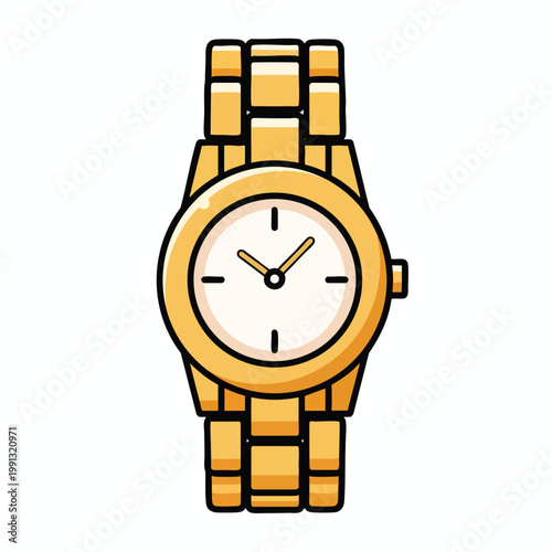 Elegant Gold Wristwatch with Classic Design for Fashion and Business