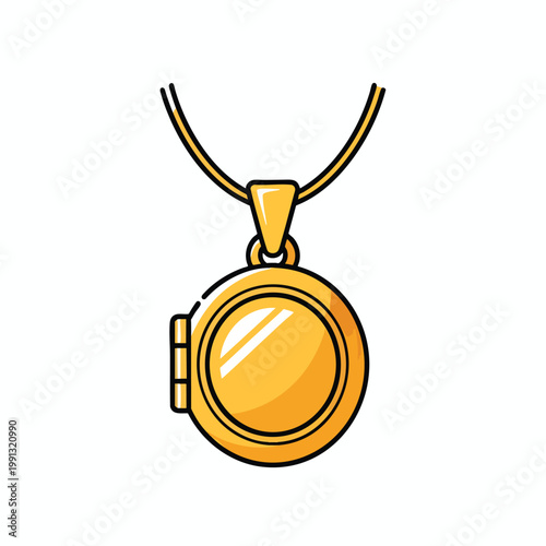 Elegant Gold Coin Necklace on Black Cord for Fashion or Jewelry Accessories