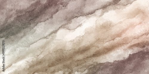 A mesmerizing abstract pattern of blue water flowing into a cold winter cloudscape with vintage grunge textures and ethereal white smoke under a light summer sky