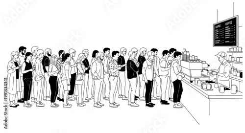 People Standing in Line at an Airport Terminal.