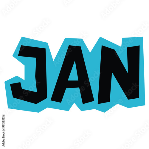 Funky Monthly Calendar