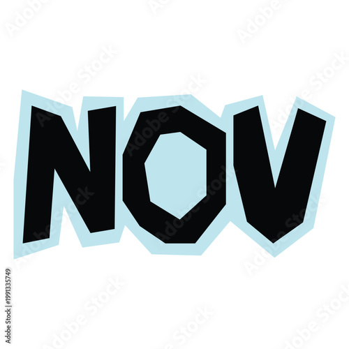 Funky Monthly Calendar