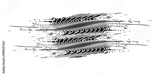 Tire tread marks, wheel textures, tire marks - car racing, motocross, drift, rally, off-road and others. Vector black isolated texture in grunge style with splashes.eps10