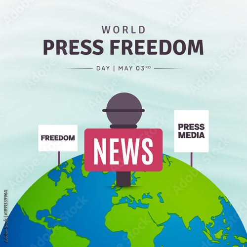 World Press Freedom Day News Vector