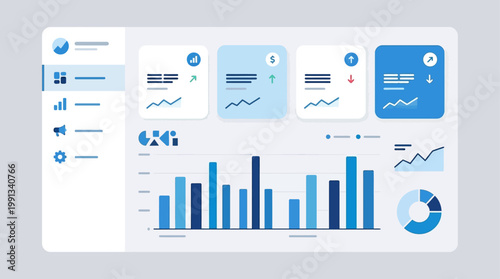 Modern Financial Dashboard with Charts and Analytics