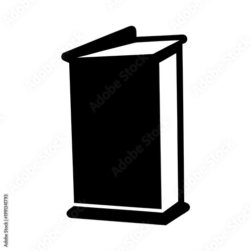 Illustration of an open book, a symbol of knowledge and learning