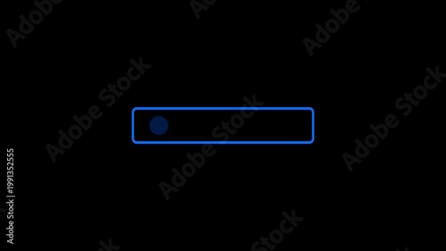 Five dot loading animation effect 