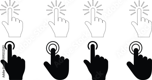 Human palm hand vector silhouette, human hand palm, two open palms black, handshake icon logo design, hand shake illustration, agreement icon, hand click icon set illustration, pointer sign symbol, ha