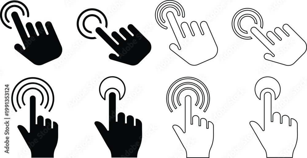 Fototapeta premium Human palm hand vector silhouette, human hand palm, two open palms black, handshake icon logo design, hand shake illustration, agreement icon, hand click icon set illustration, pointer sign symbol, ha