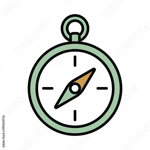 vector compass icon