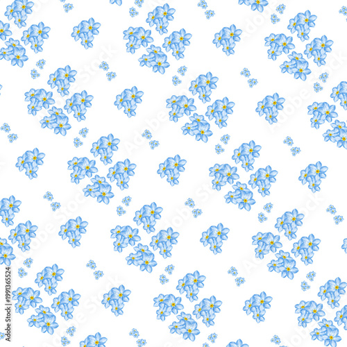 seamless pattern with snowflakes