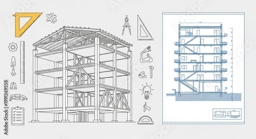 Blueprint Architecture Design Plans.