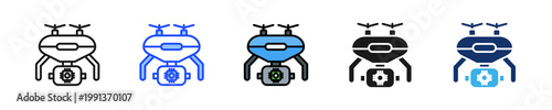 Ai Cyber Patrol Icon Collection With Multiple Styles