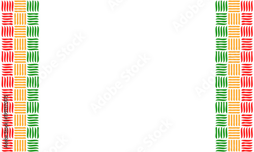 red green triangles seamless geometric pattern, cinco de mayo blank background, mexican festival poster template